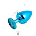 Plug Metálico G Personalittè (HA187) - - Azul