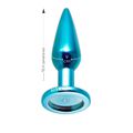 Plug Metálico Slim Personalitté (HA188) - Azul