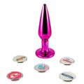 Plug Metálico Slim Personalitté (HA188) - Rosa