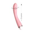 Vibrador Ponto G Recarregável Lilo (PG108). - Rosa Bebê