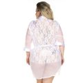 *Robe Luxo Plus Size (PS2082) - Branco