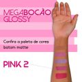 *Batom Líquido Matte Megabocão (SL455) - Pink 2