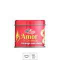 *PROMO - Vela Beijável Amor em Chamas 50g (ST256) - Morango c/ Champagne