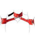 Coleira Com Algemas Harness 50 Tons (T015) - Vermelho