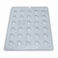 Forma Acetato Formato de Mini Coração 1un (BW242) - Transparente