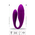 Vibrador Para Casal Recarregável Duplo Chad VP (CD009-ST303) - Magenta