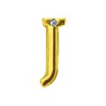 Letras Para Personalização Dourada (HA180D) - J