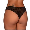 *Calcinha Renda Conforto (LK001) - Preto