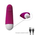 Vibrador Ponto G Recarregável Luther VP (MV056) - Magenta