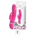 Vibrador Com Estimulador Ingram SI (5956) - Rosa