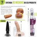 *Anel Companheiro Com Vibro Love Toy 13x10cm SI (1287) - Bege