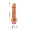 Prótese 15x15cm Com Vibro Recarregável GS (17797-VBR02001) - Bege