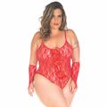 *Body Lacinho Plus Size (PS2012) - Vermelho
