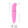 Vibrador Ponto G Linha Color Aveludado SI (5131) - Rosa
