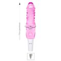 Vibrador Formato De Pênis Com Nódulos Massageadores (6174) - Rosa