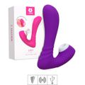 *Vibrador Com Estimulador Recarregável Grey SI (6723) - Roxo