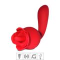 Estimulador Recarregável Formato de Rosa Rose Pro 2 SI (7007). - Vermelho