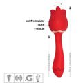 Estimulador Recarregável Formato de Rosa Rose Pro 2 SI (7007). - Vermelho