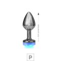 Plug Metálico P Com Led e Controle SI (7030) - Cromado