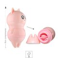 Estimulador Recarregável Formato de Gato Funny Cat SI (7286-ES016) - Rosa