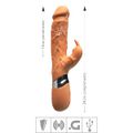 Vibrador Formato De Prótese Sime 2 SI (7482) - Bege