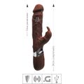 Vibrador Formato De Prótese Sime 2 SI (7482) - Marrom