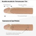 *Capa Peniana de11cm Para 17cm Com Veias Salientes SI (1292) - Bege