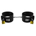 Tornozeleira Carrara Com Cadeado (DX1771) - Preto