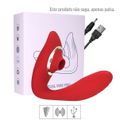 Estimulador Recarregável Sensual Vibe Pro VP (ES038) - Vermelho