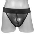 Cueca Jockstrap em Tule (GS1101) - Preto