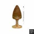 Plug Less G Com Glitter (HA167) - Dourado