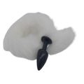 Plug de Plástico G Less Preto Com Cauda (HA170P) - Branco