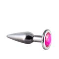 Plug de Metal Slim Com Pedras Variadas (HA172) - Onix