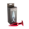 Plug de Metal Slim Com Pedras Variadas (HA172) - Vermelho