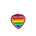 Plug Metálico Pride Coração (HA181) - Vermelho