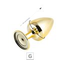 Plug Metálico G Personalittè (HA187) - - Dourado