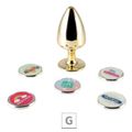 Plug Metálico G Personalittè (HA187) - - Dourado