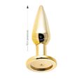 Plug Metálico Slim Personalitté (HA188) - Dourado