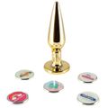 Plug Metálico Slim Personalitté (HA188) - Dourado