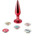 Plug Metálico Slim Personalitté (HA188) - Vermelho