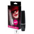 Vibrador Formato De Batom Lipstick VP (MV007) - Preto