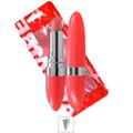 Vibrador Formato De Batom VP (MV017-ST380) - Vermelho