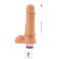 Prótese 15x16cm Com Vibro e Escroto (PC028) - Bege