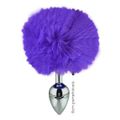 Plug Metálico P Com PomPom VP (PL012P) - Roxo