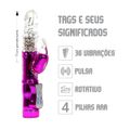 Vibrador Rotativo Coelhinho Jack Rabbit VP (RT002G-ST355) - Rosa