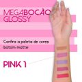 *Batom Líquido Matte Megabocão Validade 06/22 (SL455) - Pink 1