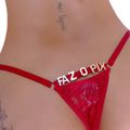 *Calcinha Faz o Pix 50 Tons (ST813-TO025) - Vermelho