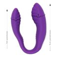 Vibrador Para Casal Recarregável Nana SI (ST917) - Roxo