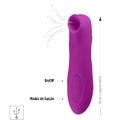 Estimulador Feminino Com Sucções Magic Flute VP (SU011-16870) - Magenta