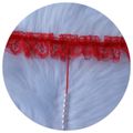 *Calcinha Com Pérola e Alça em Renda 50 Tons (17553) - Vermelho